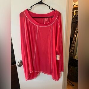 Free People Revival Layer Pink Size Small nwt